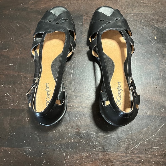 I Heart Comfort Black Women's Heels Size 9.5 M - Picture 2 of 4